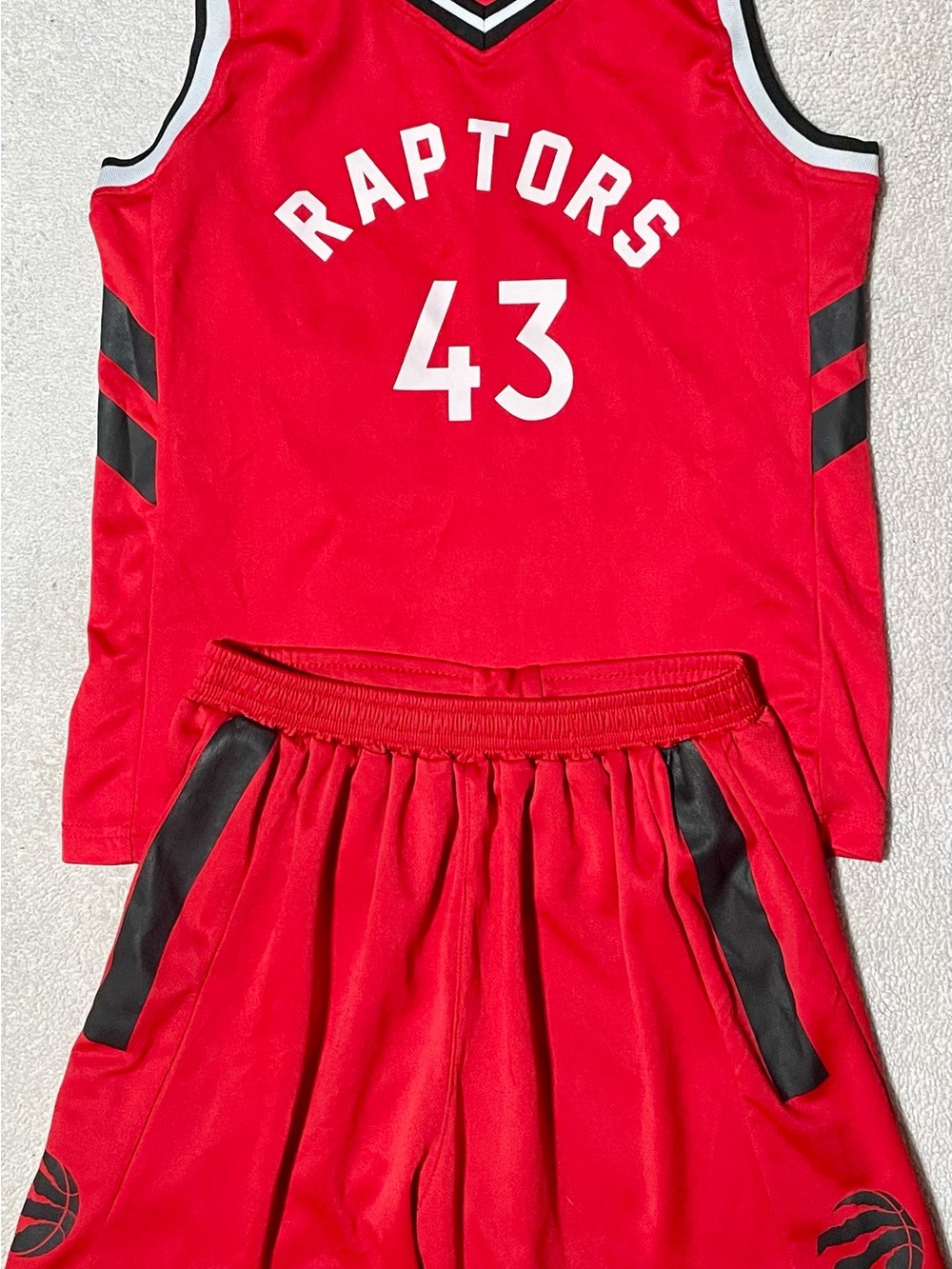 Toronto Raptors Pascal Siakam #43 Youth Basketball Jersey & Shorts Set